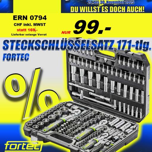 Black Friday 2025 - FORTEC Steckschlüsselsatz