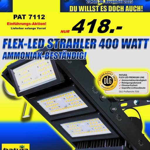 Black Friday 2025 - PATURA FLEX-LED Strahler 400W