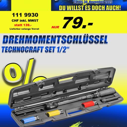 Black Friday 2025 - TECHNOCRAFT Drehmomentschlüssel