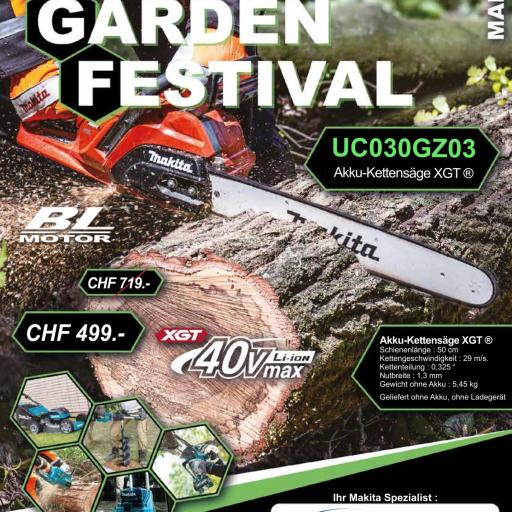 MAKITA SHOP - Hofer Mühlethurnen - Garden Festival 2026